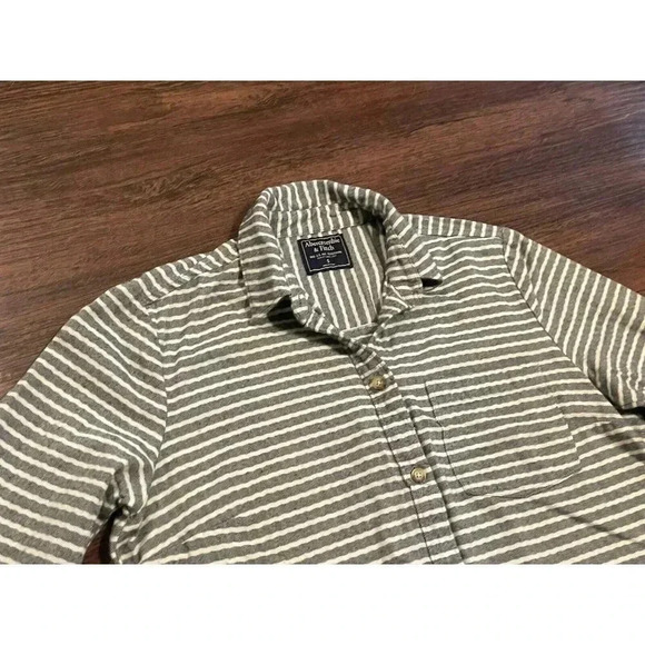 Abercrombie And Fitch Women’s Collared Striped‎ Mini Dress Small - Picture 4 of 5